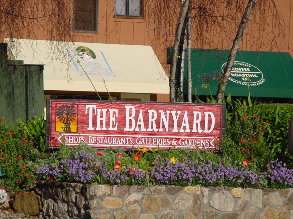 the barnyard sign
